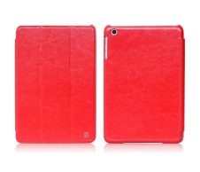   Hoco - Crystal series bőr iPad mini 1/2/3 tablet tok - piros