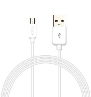 Hoco - UPM01 micro usb adat/töltő kábel 120cm - fehér