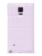 Hoco - Original series bőr ablakos Samsung Note4 könyv tok - pink