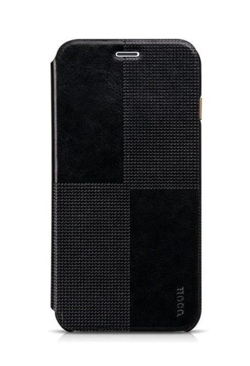 Hoco - Crystal series fashion bőr iPhone 6plus/6splus könyv tok - fekete