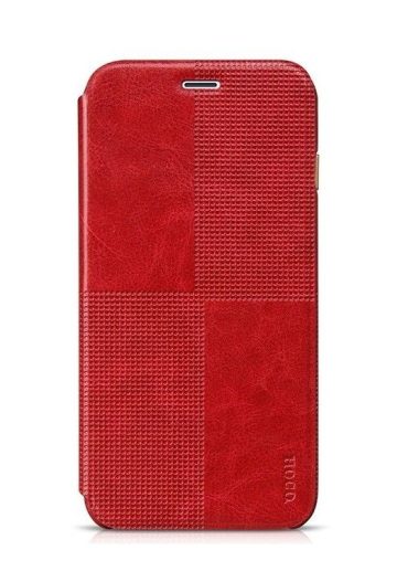 Hoco - Crystal series fashion bőr iPhone 6plus/6splus könyv tok - piros