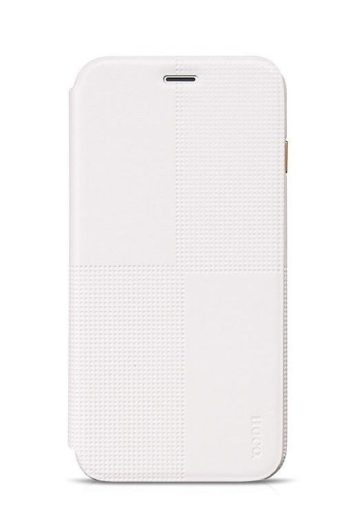 Hoco - Crystal series fashion bőr iPhone 6plus/6splus könyv tok - fehér