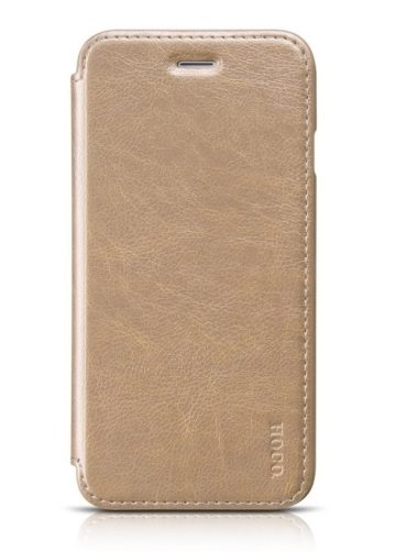 Hoco - Crystal series classic bőr iPhone 6plus/6splus könyv tok - arany