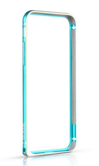 Hoco - Blade series csavaros rögzítésű iPhone 6plus/6splus fém keret (bumper) - kék