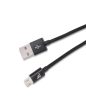 Hoco - UPM05 fémszálas szövet bevonattal  micro USB adat/töltő kábel 120 cm - fekete
