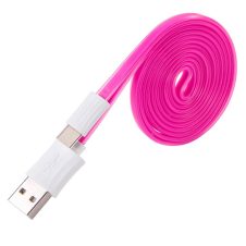hoco-upm04-lapos-design-micro-usb-adat-tolto-kabel-120cm-pink