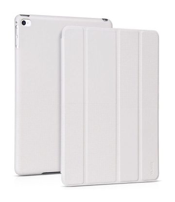 Hoco - Crystal series bőr iPad Air 2 tablet tok - fehér