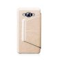 Hoco - Crystal series classic bőr magnetic sleep Samsung A5 (2015) könyv tok - arany
