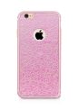 Hoco - Blade series bőr betétes csatos rögzítésű iPhone 6/6s fém keret (bumper) - pink
