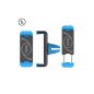 Hoco - CPH01 szellőzőrácsra tehető rugós telefontartó max 90 mm szélességig - kék