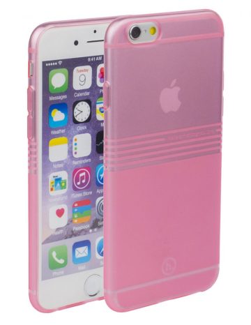 Hoco - Black series matt bevonattal vízsz. vonalazott iPhone 6plus/6splus tok - pink