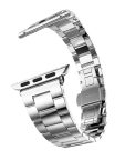   Hoco - Grand series 3 soros vékonyított fém rozsdamentes acél óraszíj Apple Watch 42/44 mm - ezüst