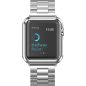 Hoco - okos óra műanyag védőtok Apple Watch 38 mm - ezüst