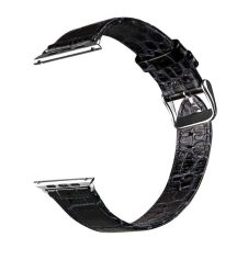   Hoco - Art series krokodil bőr óraszíj Apple Watch 42/44 mm - fekete