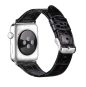 Hoco - Art series krokodil bőr óraszíj Apple Watch 38/40 mm - fekete