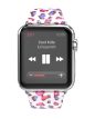Hoco - Lucida series rózsaszín párduc bőr óraszíj Apple Watch 38/40 mm - színes