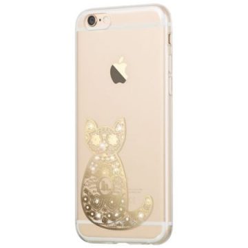 Hoco - Super star series macska mintás iPhone 6plus/6splus tok - arany