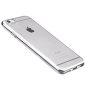Hoco - Black series fényes fémes keretes iPhone 6/6s tok - ezüst