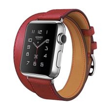   Hoco - Art series Hermes bőr óraszíj Apple Watch 42/44 mm - piros