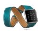 Hoco - Art series Hermes bőr óraszíj Apple Watch 42/44 mm - sötétkék