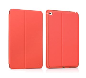 Hoco - Juice series nappa bőr iPad Pro 12.9 / iPad Pro 12.9 (2017) tablet tok - piros