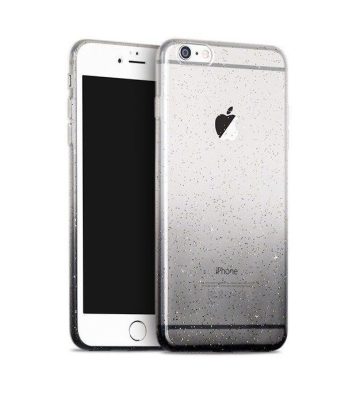 Hoco - Super star series csillámos színátmenetes iPhone 6plus/6splus tok - fekete