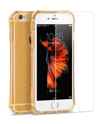 Hoco - Armor series ütésálló iPhone 6plus/6splus tok - arany + fólia egy csomagban