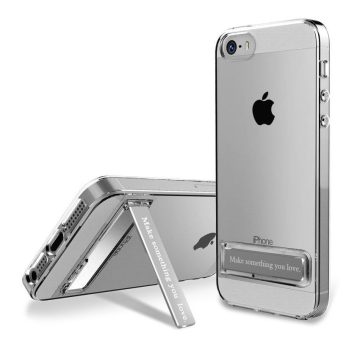 Hoco - Magnetic series mágneses asztali kitámasztós iPhone 5/5s/se tok - szürke