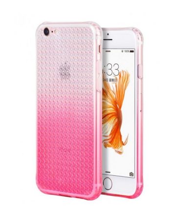 Hoco - Diamond series színátmenetes gyémánt mintás iPhone 6/6s tok - pink