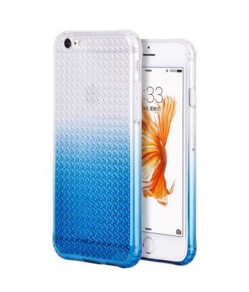 Hoco - Diamond series színátmenetes gyémánt mintás iPhone 6/6s tok - kék