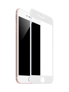   Hoco - Tempered series 3D kerekített élű IPhone 7 Plus kijelzővédő üvegfólia - fehér (GH5)