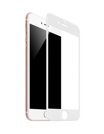 Hoco - Nano series keretes prémium iPhone 7 Plus kijelzővédő üvegfólia - fehér (GH7)