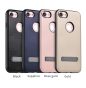 Hoco - Simple series Pago bőr boritású iPhone 7/iPhone 8 védőtok mágneses kitámasztóval - arany