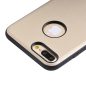 Hoco - Simple series Pago bőr boritású iPhone 7 Plus/iPhone 8 Plus védőtok mágneses kitámasztóval - arany