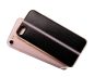 Hoco - Glint classic series bőrhatású TPU iPhone 7/iPhone 8 tok fémhatású széllel - fekete