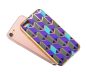 Hoco - Glint fashion series festett mintájú TPU iPhone 7/iPhone 8 tok fémhatású széllel - kék