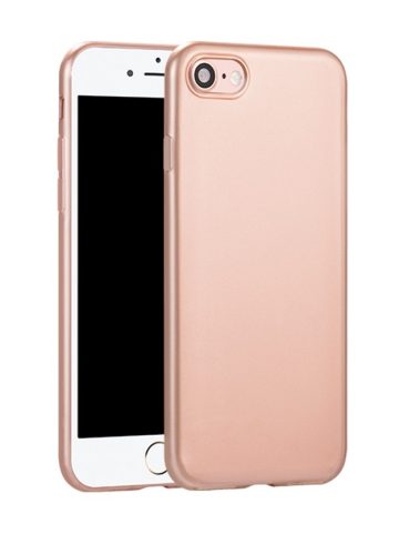 Hoco - Light series színes TPU szilikon iPhone 7/iPhone 8 védőtok - rozéarany