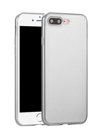 Hoco - Light series színes TPU szilikon iPhone 7 Plus/iPhone 8 Plus védőtok - ezüst