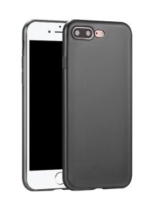  Hoco - Light series színes TPU szilikon iPhone 7 Plus/iPhone 8 Plus védőtok - fekete