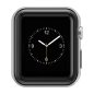 Hoco - okos óra ultravékony TPU fémes szélű védőtok Apple Watch Series 2/Series 3 38 mm - fekete