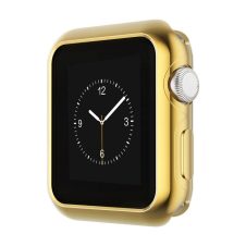   Hoco - okos óra ultravékony TPU fémes szélű védőtok Apple Watch Series 2/Series 3 38 mm - arany
